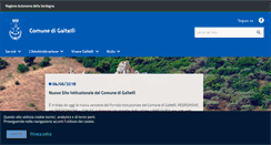 Desktop Screenshot of galtelli.gov.it